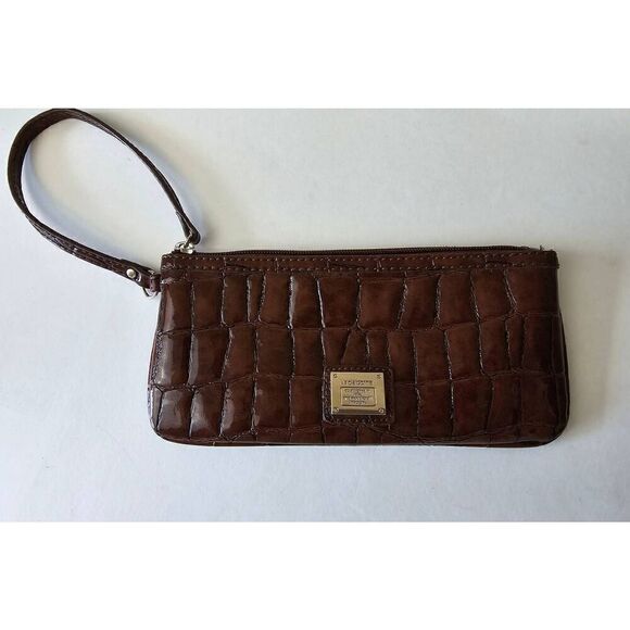 Liz Claiborne Wristlet Brown - Picture 1 of 6